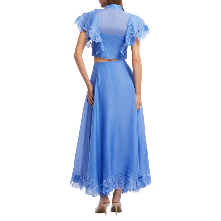 Leila Applique Midi Skirt image number null