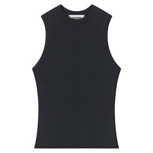 June Cut-Out Back Ribbed Knit Tank Top