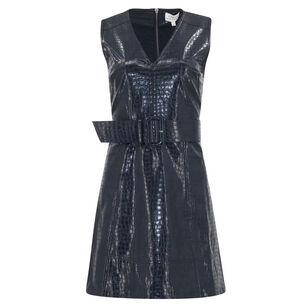 Reina Vegan Leather Dress
