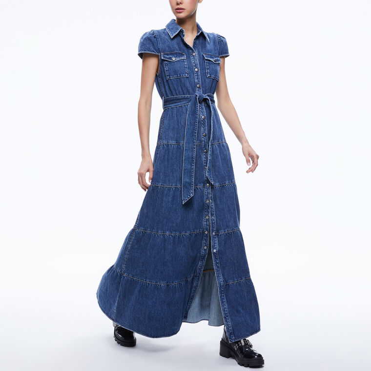 Miranda Maxi Denim Dress image number null