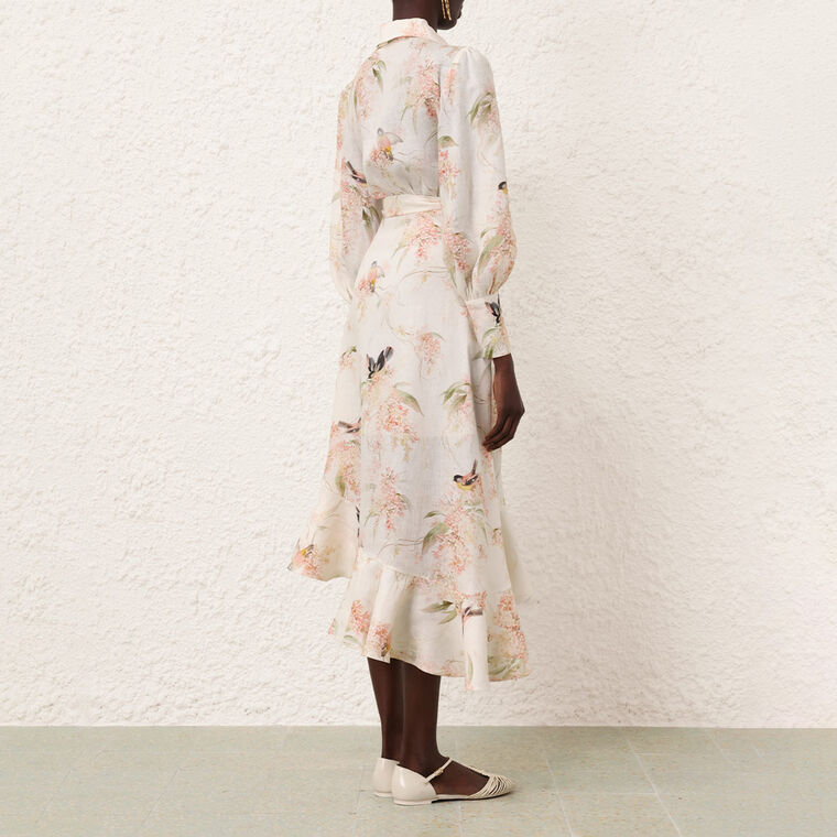 Wrap Midi Dress image number null