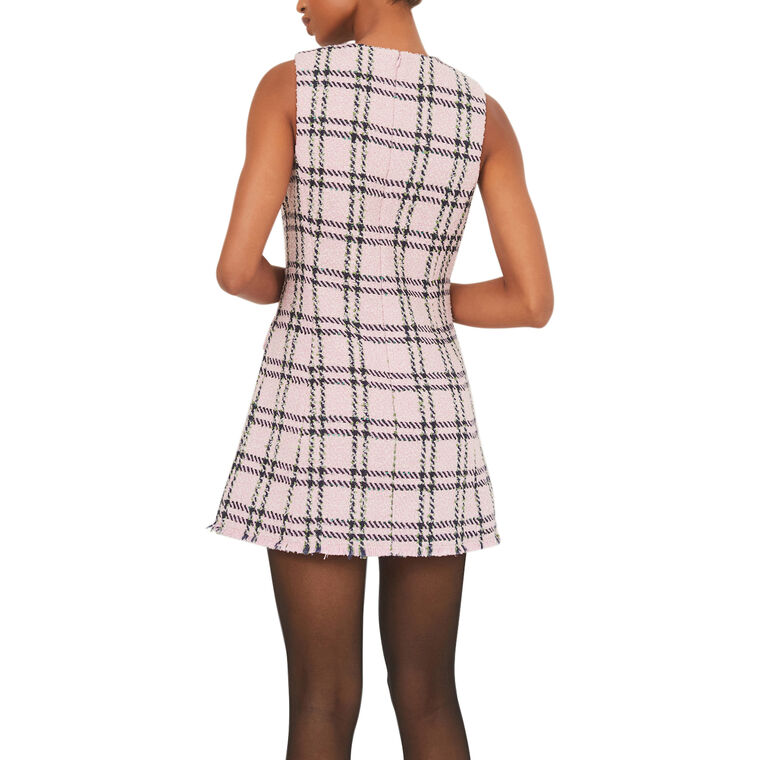 Posie Sleeveless Boucle Mini Dress image number null