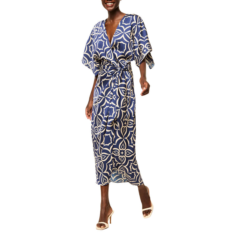 Hadassa V-Neck Midi Dress image number null