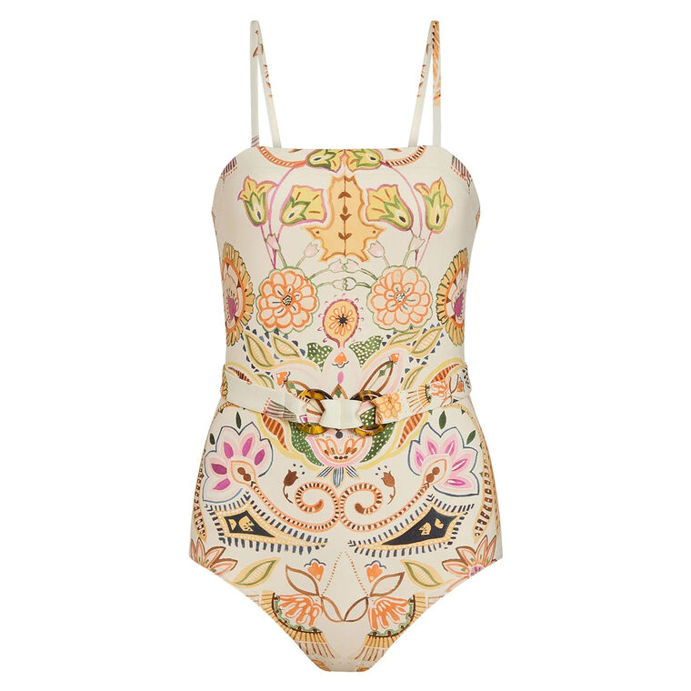 Attina Belted One Piece Swimsuit image number null