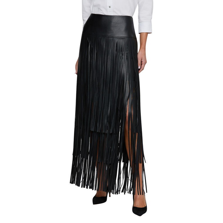 Karoline Maxi Fringe Skirt image number null