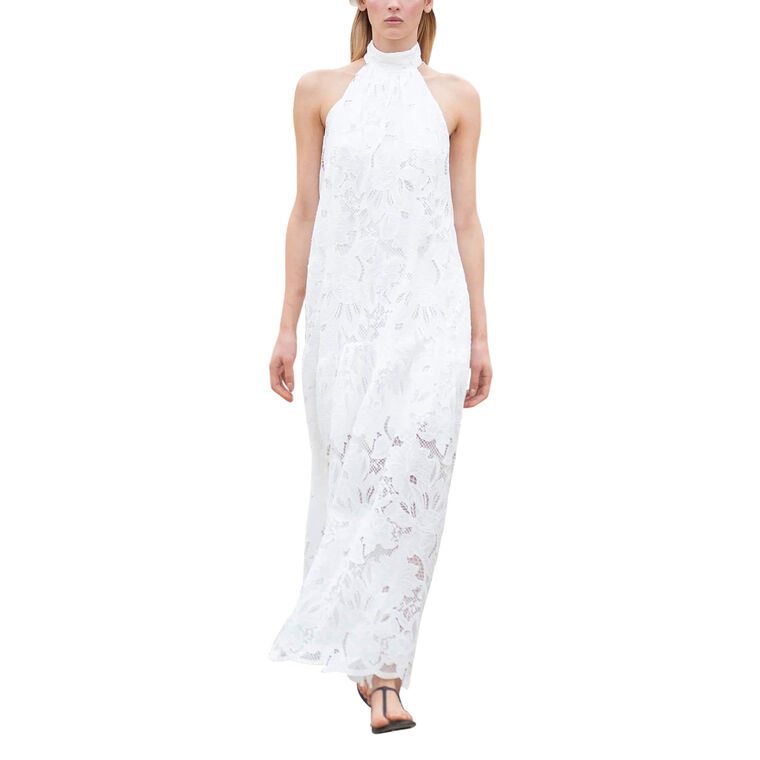 Lorelei Garden Lace Halterneck Maxi Dress image number null