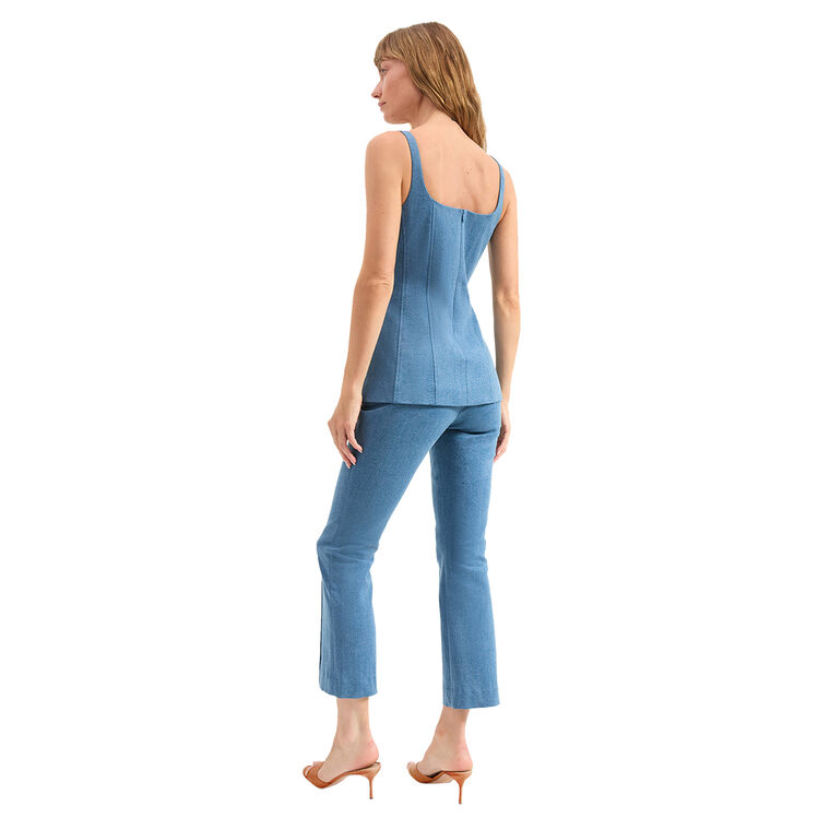 Liana Button-Up Vest Top image number null