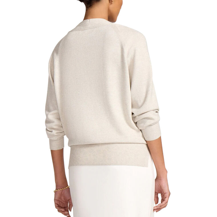 The Estelle Vee Long Sleeve Pullover Sweater image number null