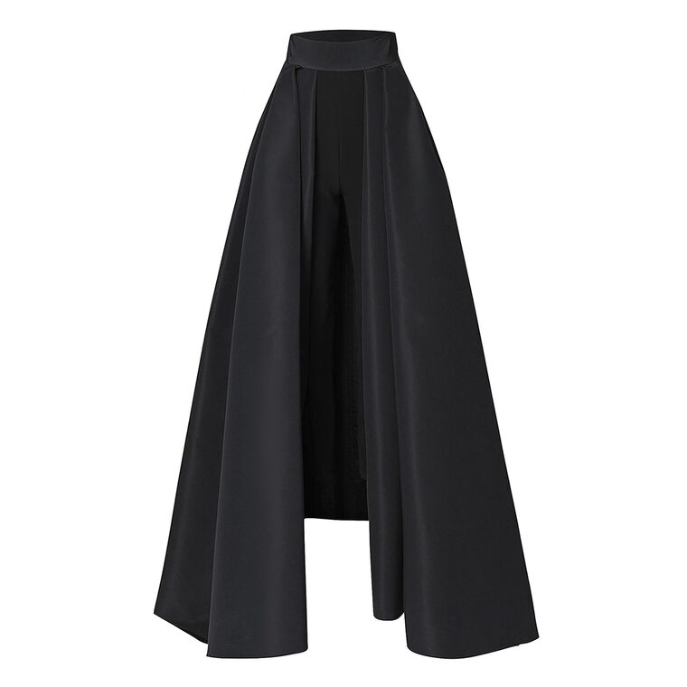 High-Waist Pant With Attached Ball Overskirt image number null