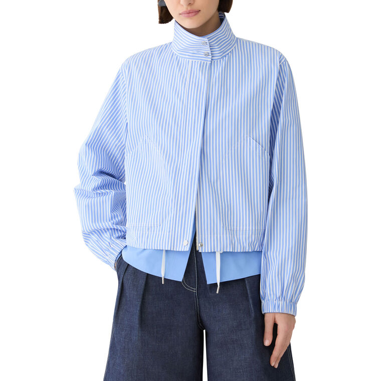 Zip Front Bomber Jacket image number null