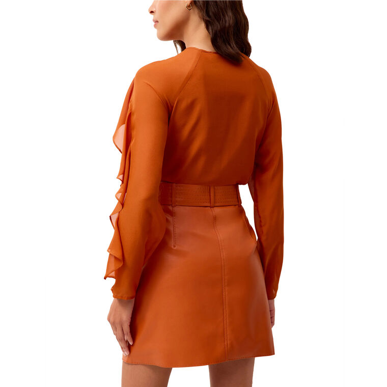 Trudy Long Sleeve Chiffon Blouse image number null