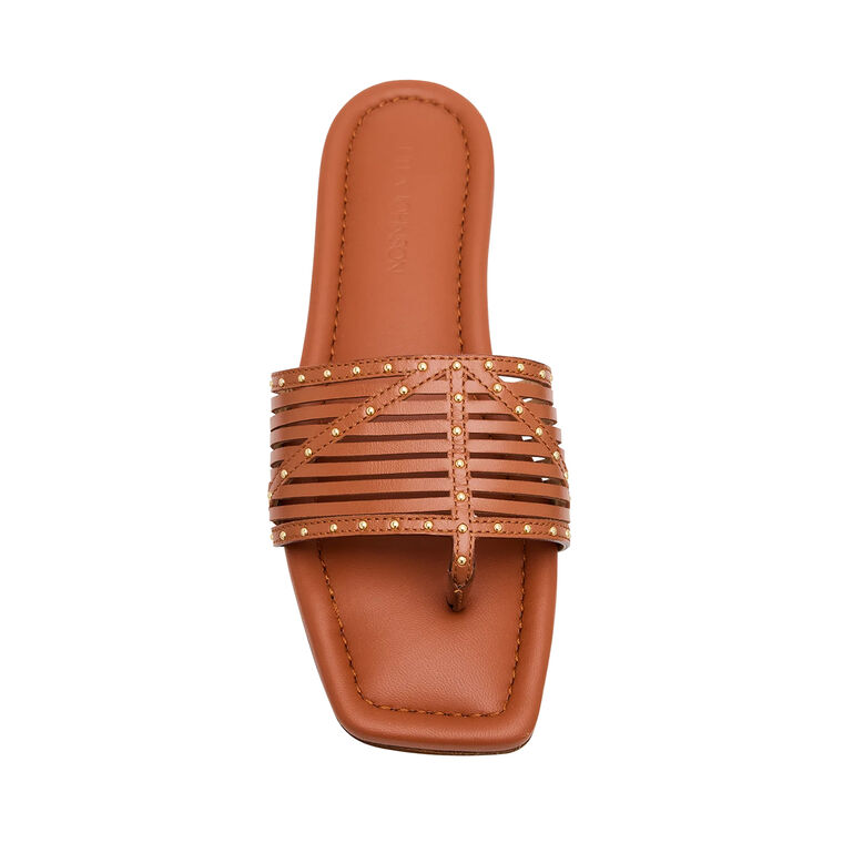 Naomi Studded Leather Sandal image number null
