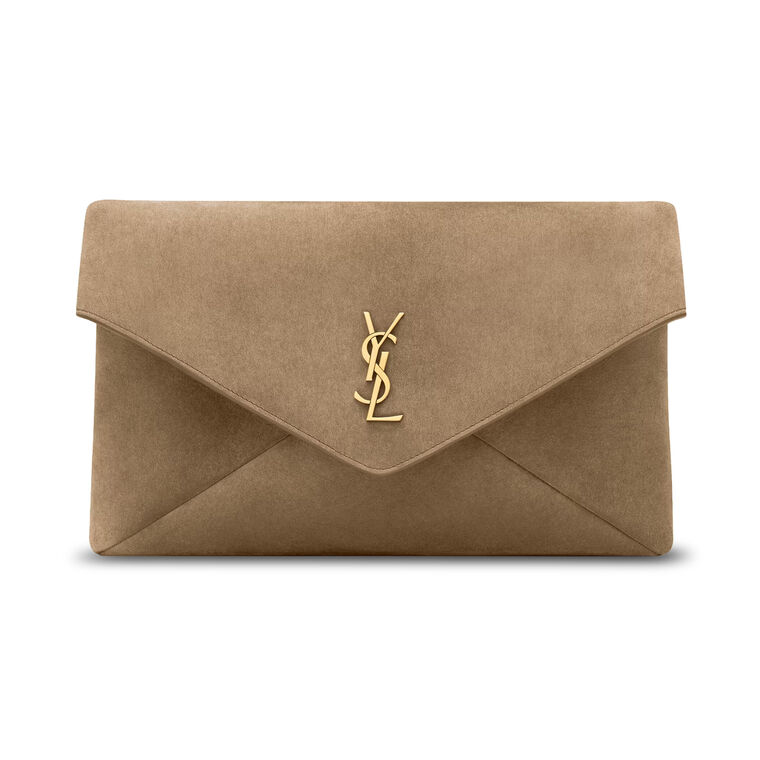 Cassandre Large Envelope Suede Pouch image number null