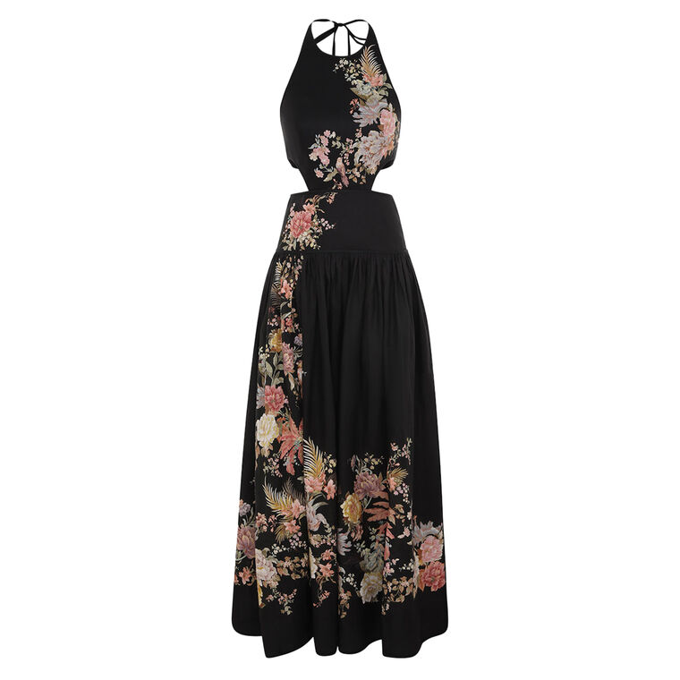 Tallow Halter Midi Dress image number null