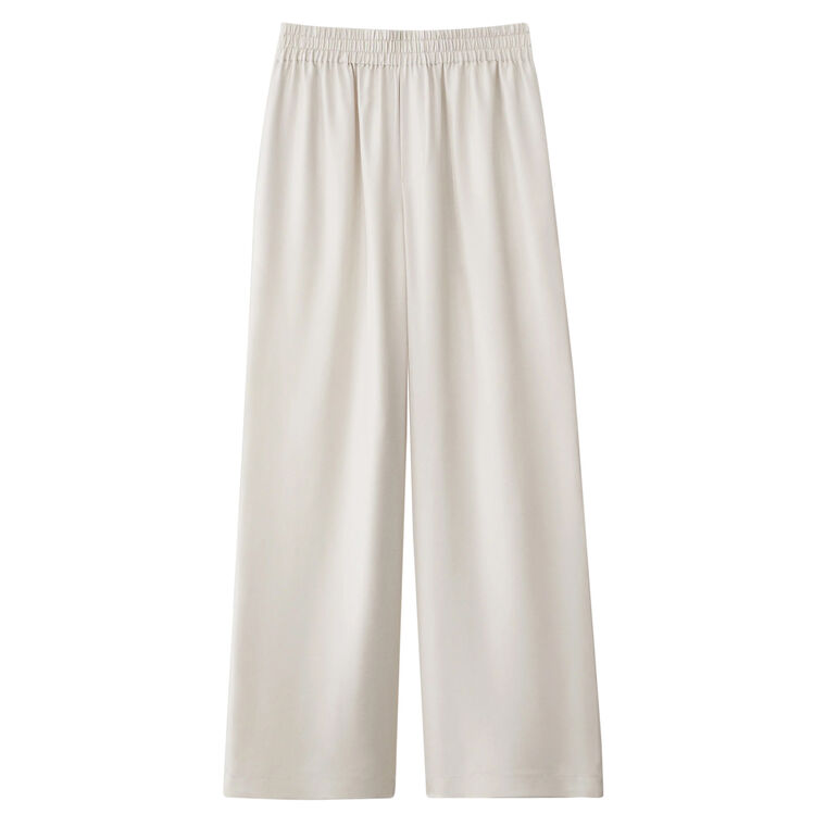 Wide Leg Pull-On Trousers image number null