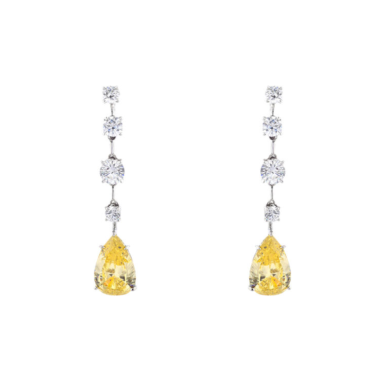 Multistone Drop Earrings image number null
