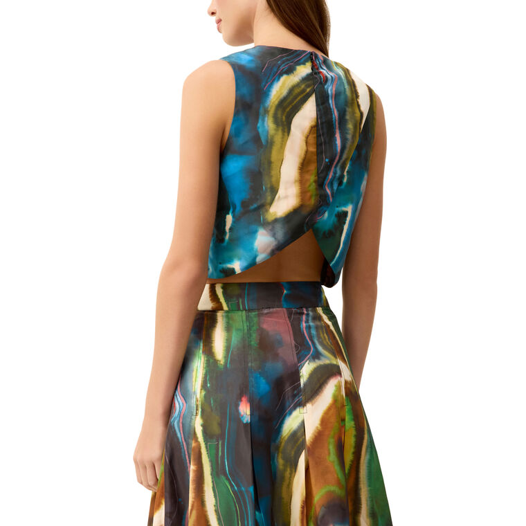 Jamie Sleeveless Crop Top image number null