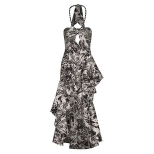 The Comeback Sleeveless Ruffle Maxi Dress