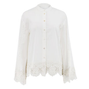 Iyla Soutache Embroidery Cropped Blouse