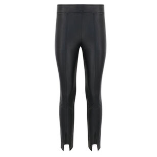 Max Front-Slit Vegan Leather Pants