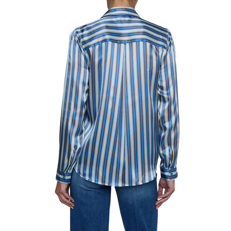Tyler Long Sleeve Silk Blouse image number null