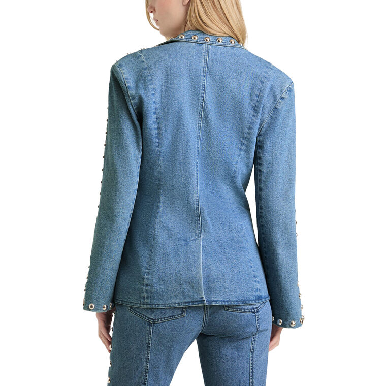 Milly Studded Denim Jacket image number null