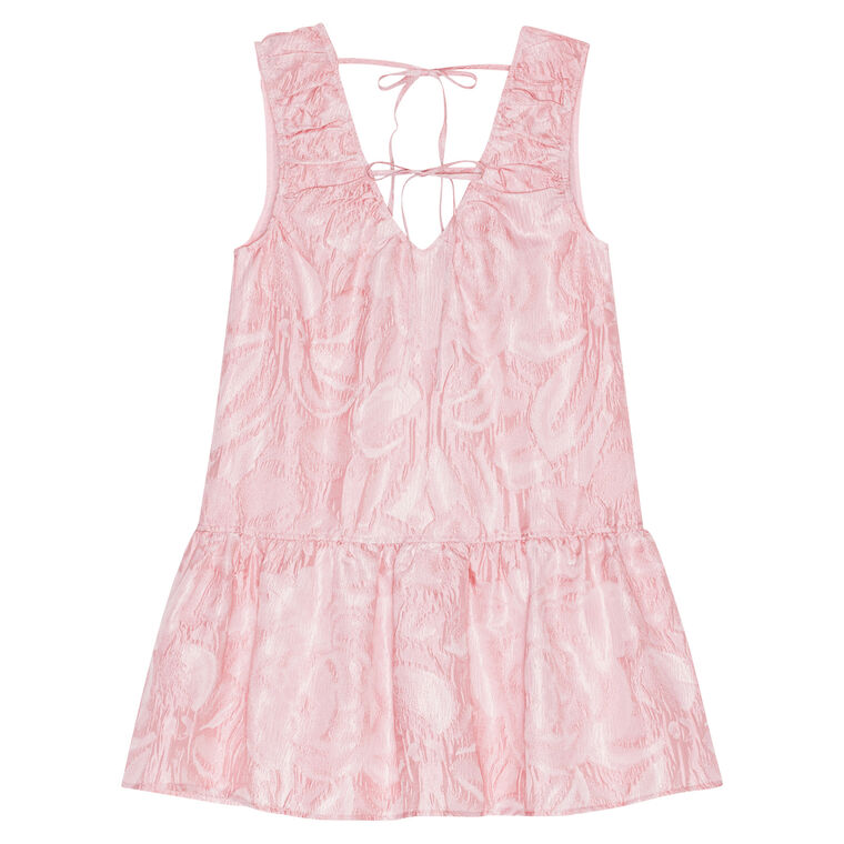 Textured Cloque Mini Dress image number null
