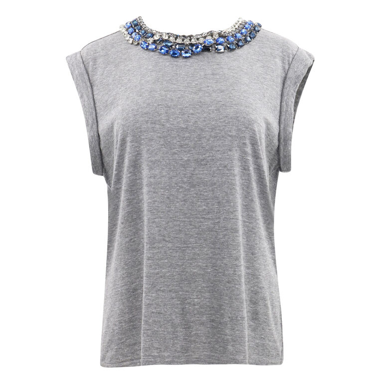 Chunky Embellished Bella Tee image number null