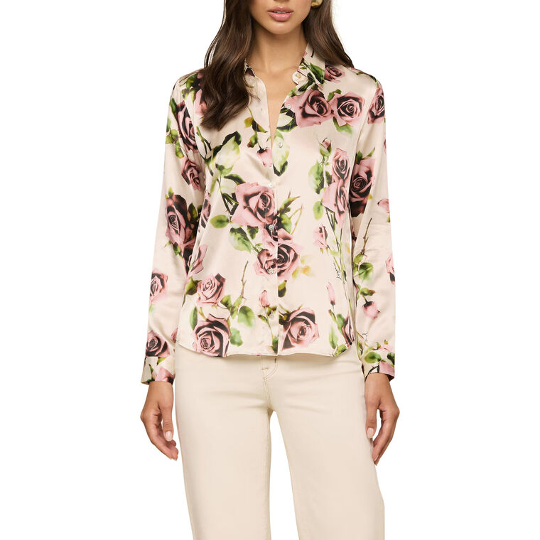 Tyler Long Sleeve Silk Blouse image number null