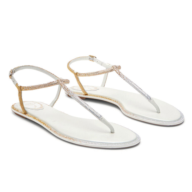 Diana Crystal-Embellished Thong Sandal image number null