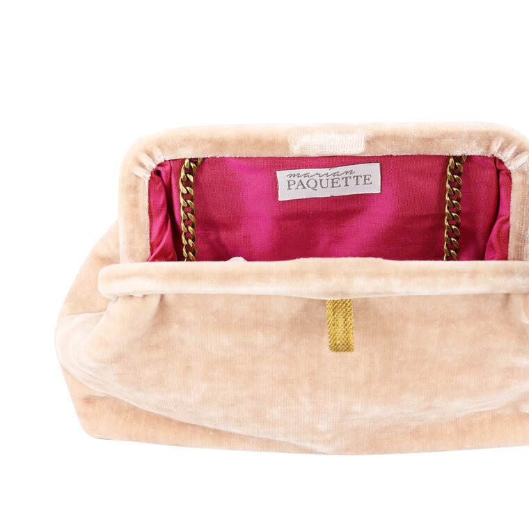 Liette Velvet Clutch image number null