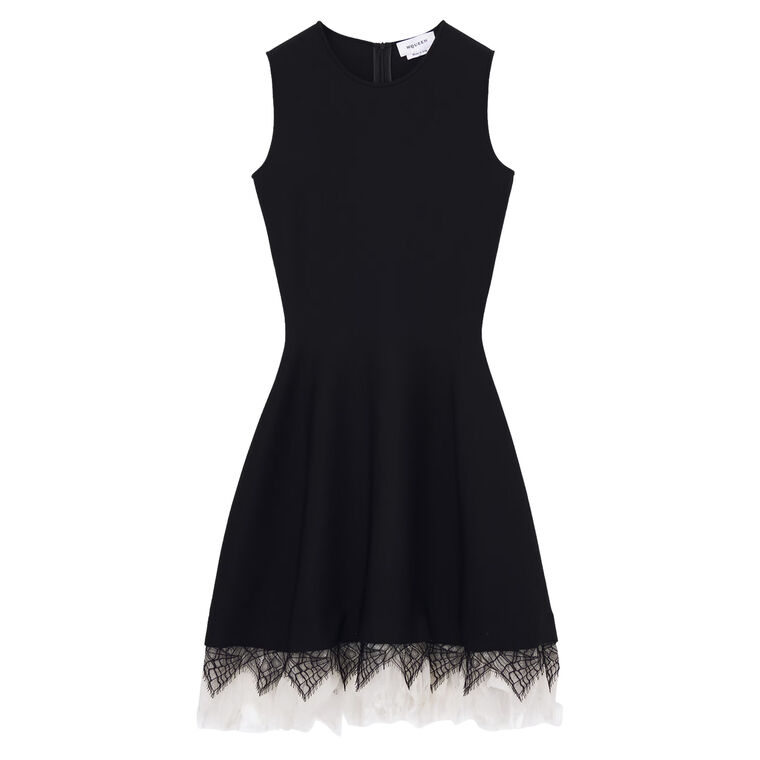 Cobweb Lace Knitted Dress image number null