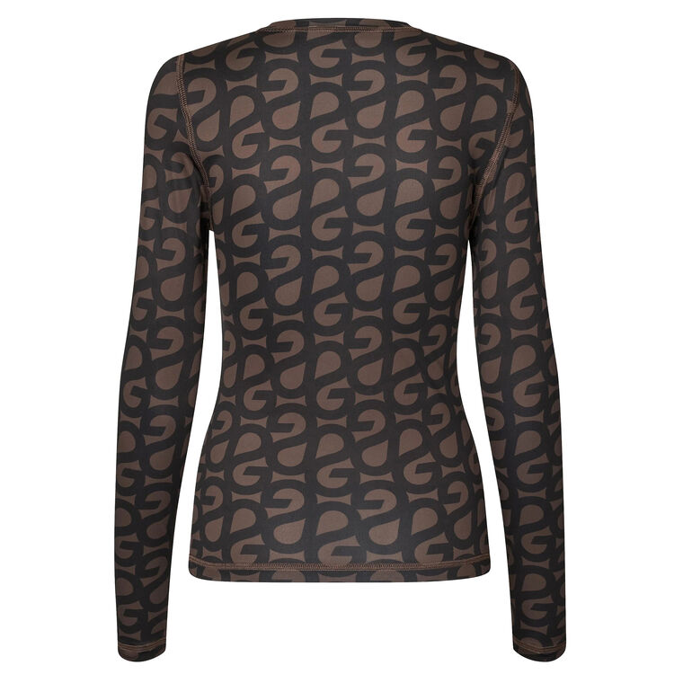 Elastic Long Sleeve Top image number null