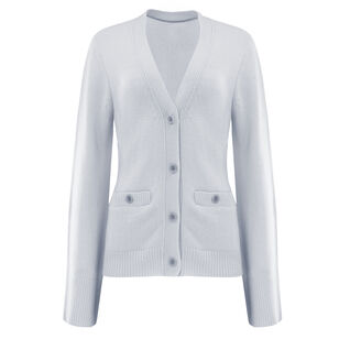 Camilla Waisted V-Neck Cashmere Cardigan