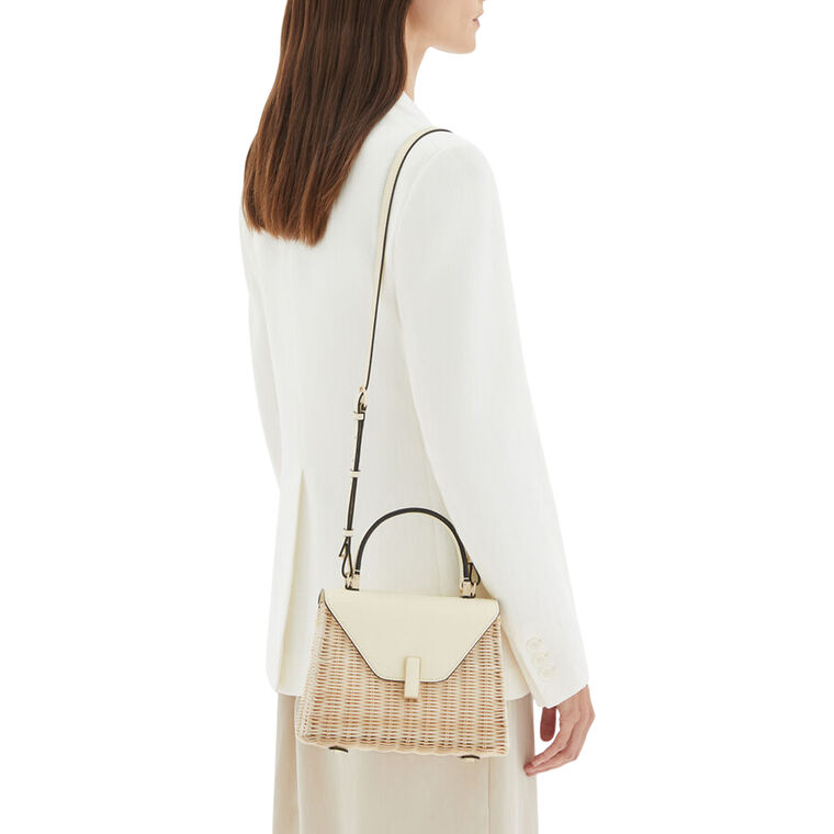 Iside Wicker Top Handle Mini Bag image number null