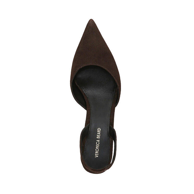 Caroline Suede Slingback Pump image number null