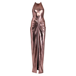 Anida Sleeveless Halterneck Gown