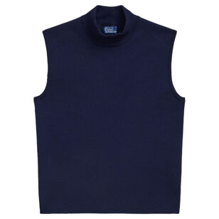 Sleeveless Turtleneck Pullover Sweater