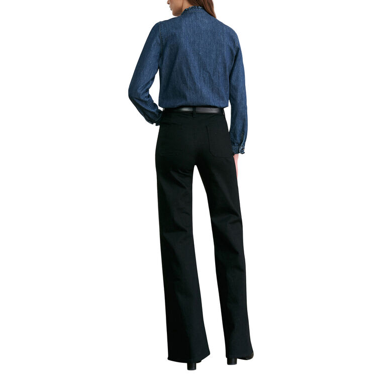 Marcela Long Sleeve Slim Denim Shirt image number null