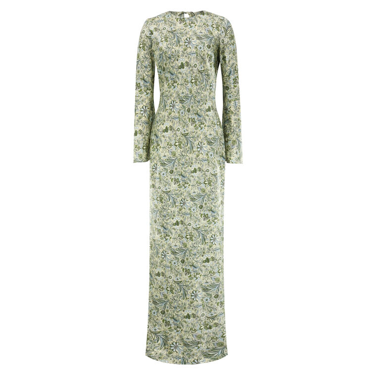 Gemma Long Sleeve Floral Maxi Dress image number null