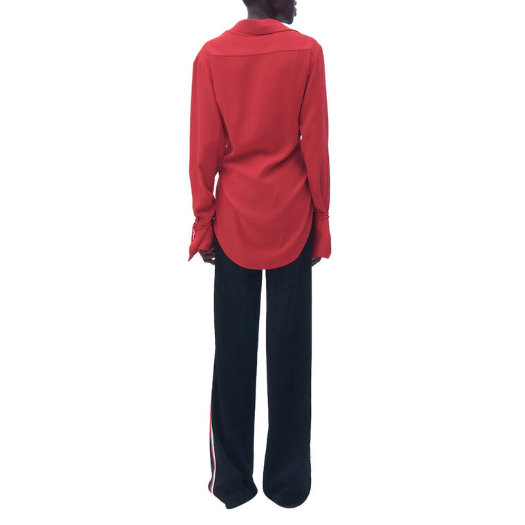 Cleo Draped Long Sleeve Shirt image number null