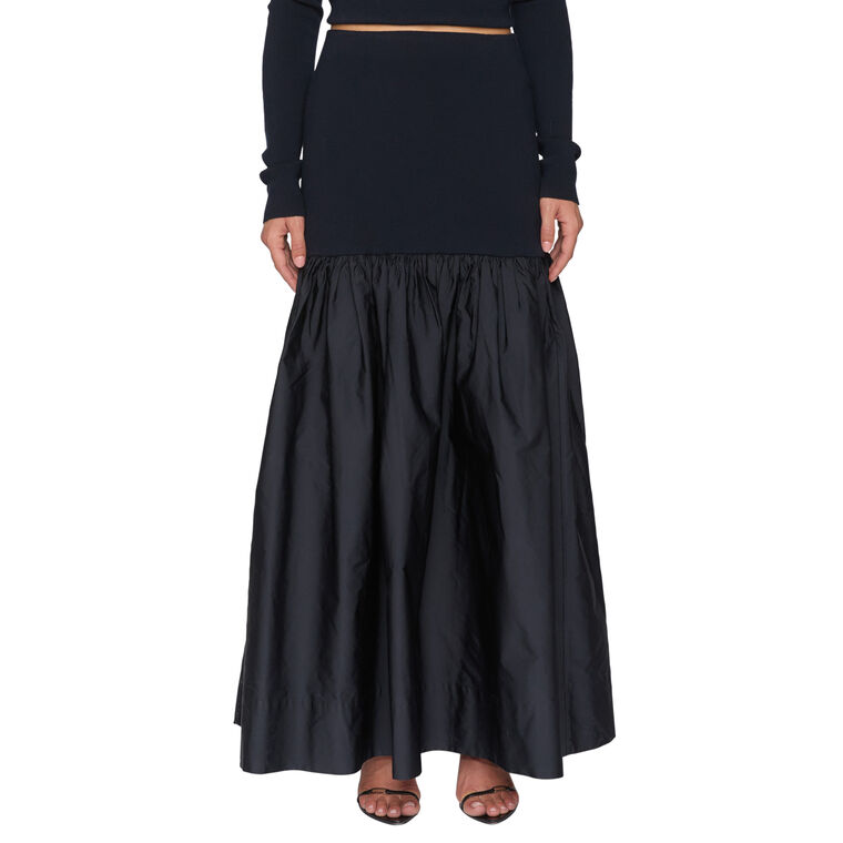 Cami Merino Combo Maxi Skirt image number null