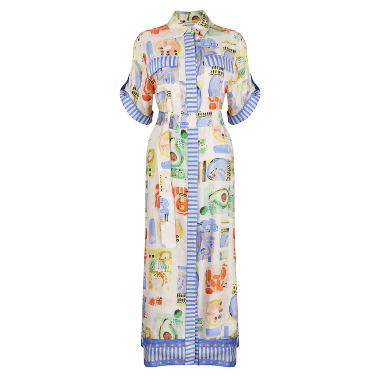 Charlotte Printed Dress image number null