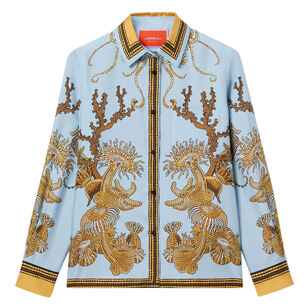 Long Sleeve Silk Boy Shirt