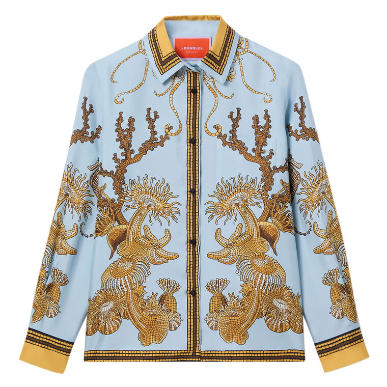 Long Sleeve Silk Boy Shirt image number null