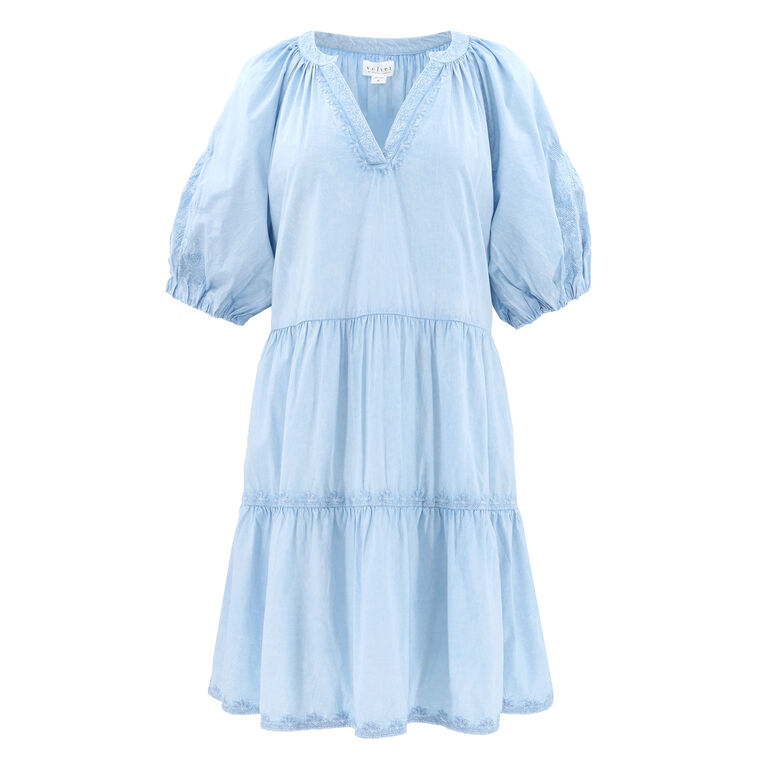 Chrissy Embroidered Boho Dress image number null