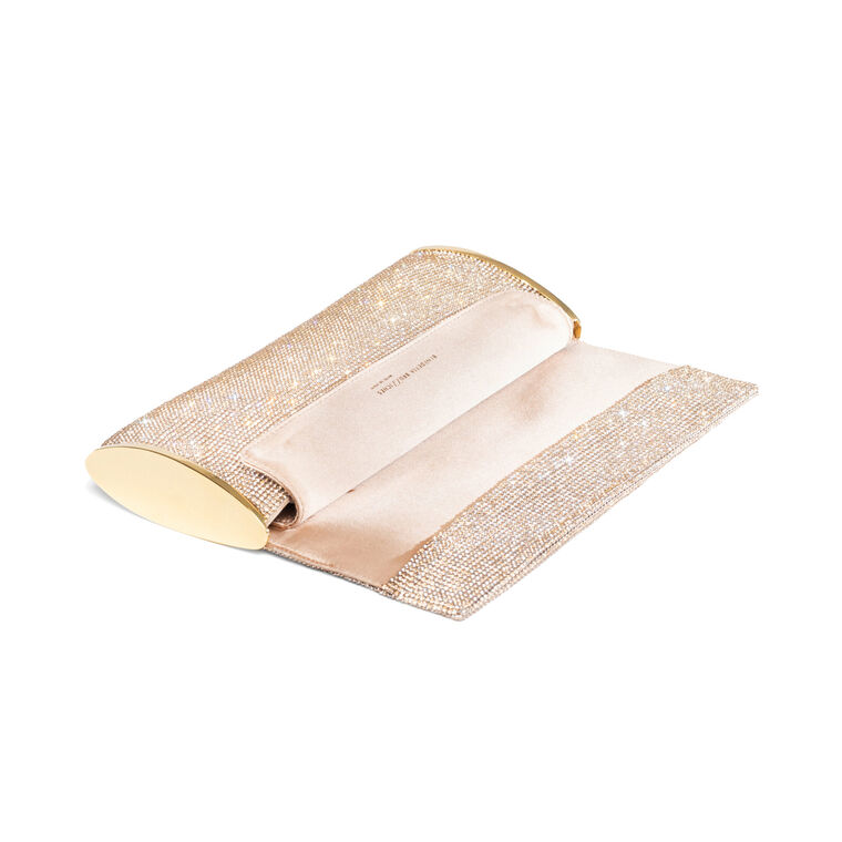 Kate Rhinestone Mesh Clutch image number null