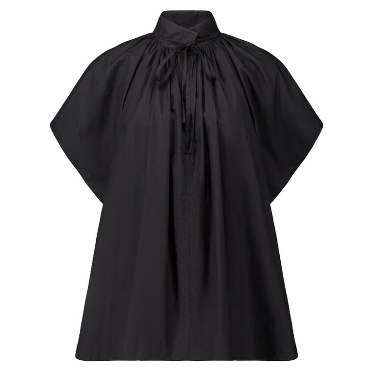 Wheeless Short Sleeve Poplin Blouse image number null