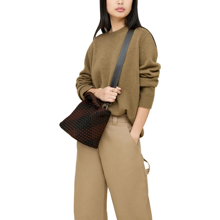 St. Barths Small Tote In Plaid image number null
