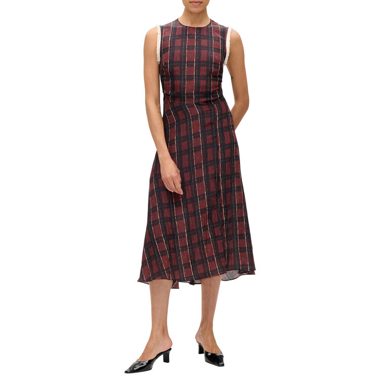 Atina Check Dress image number null